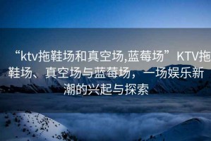 “ktv拖鞋場(chǎng)和真空場(chǎng),藍莓場(chǎng)”KTV拖鞋場(chǎng)、真空場(chǎng)與藍莓場(chǎng)，一場(chǎng)娛樂(lè )新潮的興起與探索