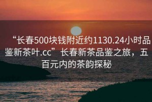“長(cháng)春500塊錢(qián)附近約1130.24小時(shí)品鑒新茶葉.cc”長(cháng)春新茶品鑒之旅，五百元內的茶韻探秘