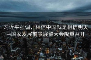 習近平強調，相信中國就是相信明天—國家發(fā)展前景展望大會(huì )隆重召開(kāi)
