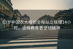 63歲中國農大校長(cháng)全程站立撥穗14小時(shí)，詮釋教育者堅韌精神