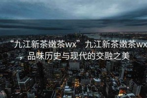 “九江新茶嫩茶wx”九江新茶嫩茶wx，品味歷史與現代的交融之美