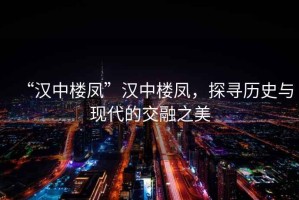 “漢中樓鳳”漢中樓鳳，探尋歷史與現代的交融之美