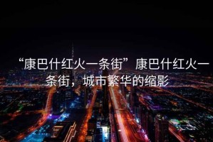 “康巴什紅火一條街”康巴什紅火一條街，城市繁華的縮影