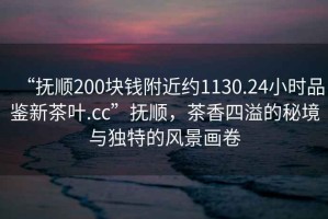 “撫順200塊錢(qián)附近約1130.24小時(shí)品鑒新茶葉.cc”撫順，茶香四溢的秘境與獨特的風(fēng)景畫(huà)卷