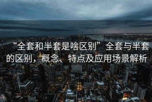 “全套和半套是啥區別”全套與半套的區別，概念、特點(diǎn)及應用場(chǎng)景解析
