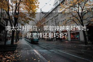 向太公開(kāi)回應，郭碧婷越來(lái)越像她，是遺傳還是巧合？