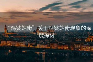 “雞婆站街”關(guān)于雞婆站街現象的深度探討