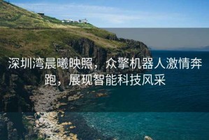 深圳灣晨曦映照，眾擎機器人激情奔跑，展現智能科技風(fēng)采