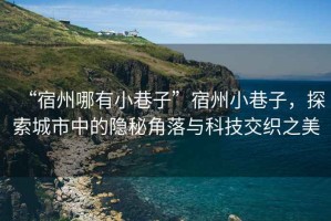 “宿州哪有小巷子”宿州小巷子，探索城市中的隱秘角落與科技交織之美