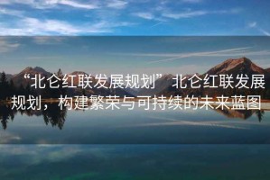 “北侖紅聯(lián)發(fā)展規劃”北侖紅聯(lián)發(fā)展規劃，構建繁榮與可持續的未來(lái)藍圖