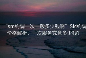 “sm約調一次一般多少錢(qián)啊”SM約調價(jià)格解析，一次服務(wù)究竟多少錢(qián)？