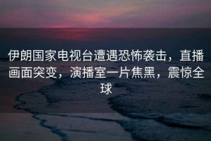 伊朗國家電視臺遭遇恐怖襲擊，直播畫(huà)面突變，演播室一片焦黑，震驚全球