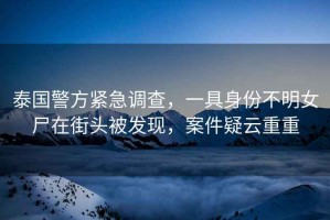 泰國警方緊急調查，一具身份不明女尸在街頭被發(fā)現，案件疑云重重