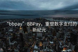 “bbpay”BBPay，重塑數字支付的新紀元