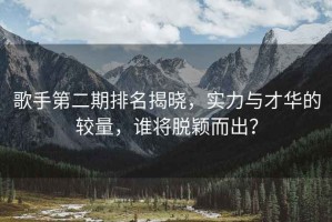 歌手第二期排名揭曉，實(shí)力與才華的較量，誰(shuí)將脫穎而出？