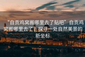 “自貢雞窩搬哪里去了貼吧”自貢雞窩搬哪里去了？探尋一處自然美景的新坐標