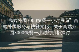 “高端外圍3000快餐一小時(shí)貴嗎”高端外圍服務(wù)與快餐文化，關(guān)于高端外圍3000快餐一小時(shí)的價(jià)格探討