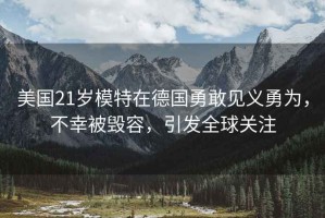 美國21歲模特在德國勇敢見(jiàn)義勇為，不幸被毀容，引發(fā)全球關(guān)注