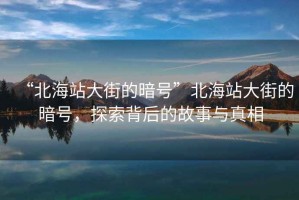 “北海站大街的暗號”北海站大街的暗號，探索背后的故事與真相