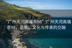 “廣州天河高端茶98”廣州天河高端茶98，品質(zhì)、文化與傳承的交融
