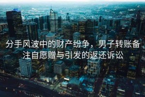 分手風(fēng)波中的財產(chǎn)紛爭，男子轉賬備注自愿贈與引發(fā)的返還訴訟