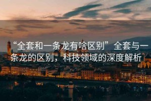 “全套和一條龍有啥區別”全套與一條龍的區別，科技領(lǐng)域的深度解析