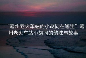 “霸州老火車(chē)站的小胡同在哪里”霸州老火車(chē)站小胡同的韻味與故事