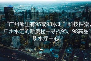 “廣州哪里有95或98水匯”科技探索，廣州水匯的新奧秘—尋找95、98高品質(zhì)水療中心