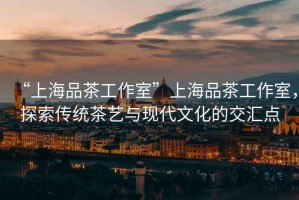 “上海品茶工作室”上海品茶工作室，探索傳統茶藝與現代文化的交匯點(diǎn)