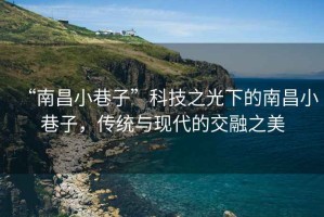 “南昌小巷子”科技之光下的南昌小巷子，傳統與現代的交融之美