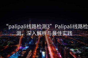 “palipali線(xiàn)路檢測3”P(pán)alipali線(xiàn)路檢測，深入解析與最佳實(shí)踐