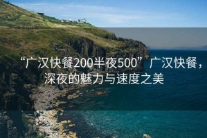 “廣漢快餐200半夜500”廣漢快餐，深夜的魅力與速度之美