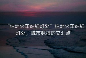 “株洲火車(chē)站紅燈處”株洲火車(chē)站紅燈處，城市脈搏的交匯點(diǎn)