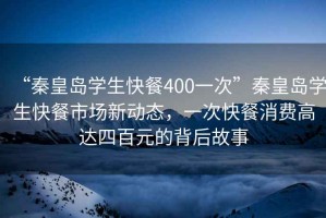 “秦皇島學(xué)生快餐400一次”秦皇島學(xué)生快餐市場(chǎng)新動(dòng)態(tài)，一次快餐消費高達四百元的背后故事
