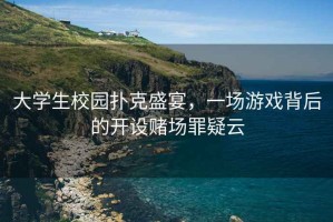 大學(xué)生校園撲克盛宴，一場(chǎng)游戲背后的開(kāi)設賭場(chǎng)罪疑云