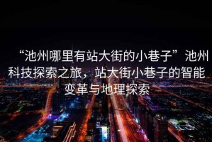 “池州哪里有站大街的小巷子”池州科技探索之旅，站大街小巷子的智能變革與地理探索