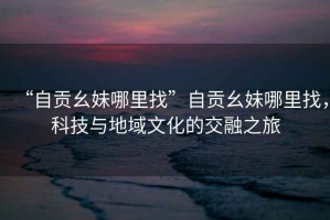 “自貢幺妹哪里找”自貢幺妹哪里找，科技與地域文化的交融之旅