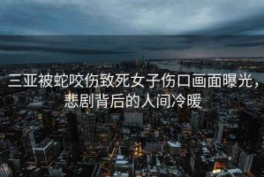 三亞被蛇咬傷致死女子傷口畫(huà)面曝光，悲劇背后的人間冷暖
