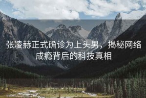 張凌赫正式確診為上頭男，揭秘網(wǎng)絡(luò )成癮背后的科技真相