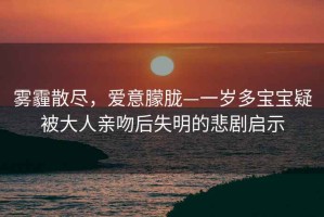 霧霾散盡，愛(ài)意朦朧—一歲多寶寶疑被大人親吻后失明的悲劇啟示