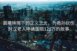 晨曦映照下的正義之光，為救孫砍傷醉漢老人申請國賠128萬(wàn)的故事