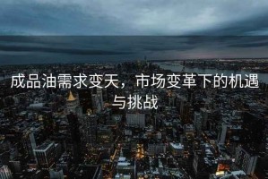 成品油需求變天，市場(chǎng)變革下的機遇與挑戰