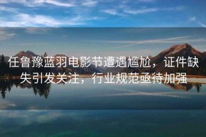 任魯豫藍羽電影節遭遇尷尬，證件缺失引發(fā)關(guān)注，行業(yè)規范亟待加強