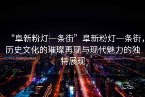 “阜新粉燈一條街”阜新粉燈一條街，歷史文化的璀璨再現與現代魅力的獨特展現