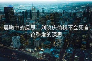 晨曦中的反思，劉曉慶偷稅不會(huì )死言論引發(fā)的深思