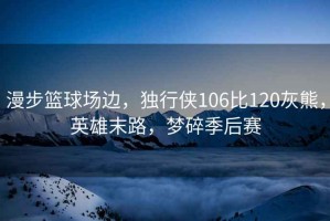 漫步籃球場(chǎng)邊，獨行俠106比120灰熊，英雄末路，夢(mèng)碎季后賽