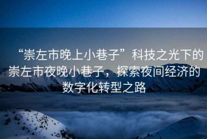 “崇左市晚上小巷子”科技之光下的崇左市夜晚小巷子，探索夜間經(jīng)濟的數字化轉型之路