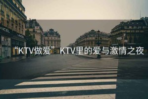 “KTV做愛(ài)”KTV里的愛(ài)與激情之夜