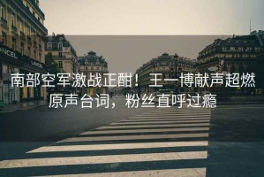 南部空軍激戰正酣！王一博獻聲超燃原聲臺詞，粉絲直呼過(guò)癮