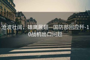滄波壯闊，雄鷹展翅—國防部回應殲-10戰機出口問(wèn)題